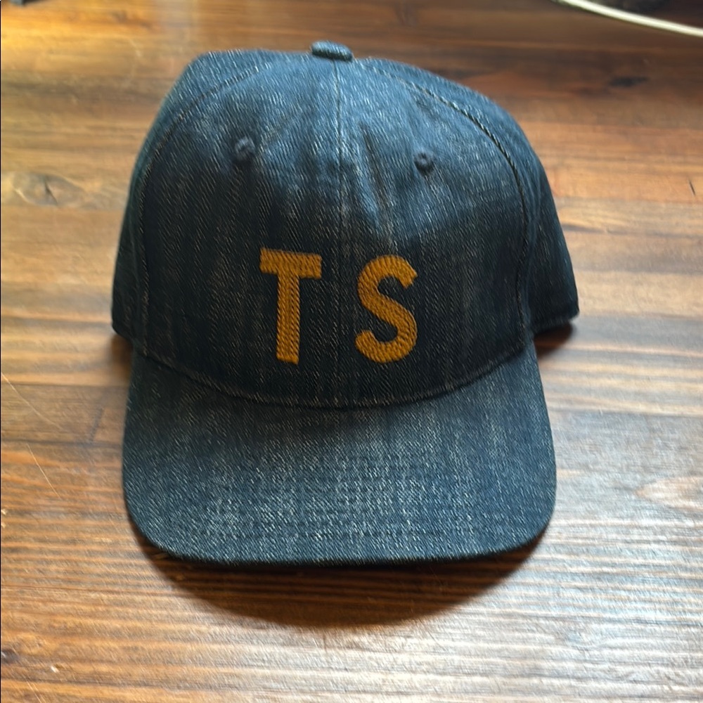 Denim Cap with Gold Lettering from Taylor Stitch